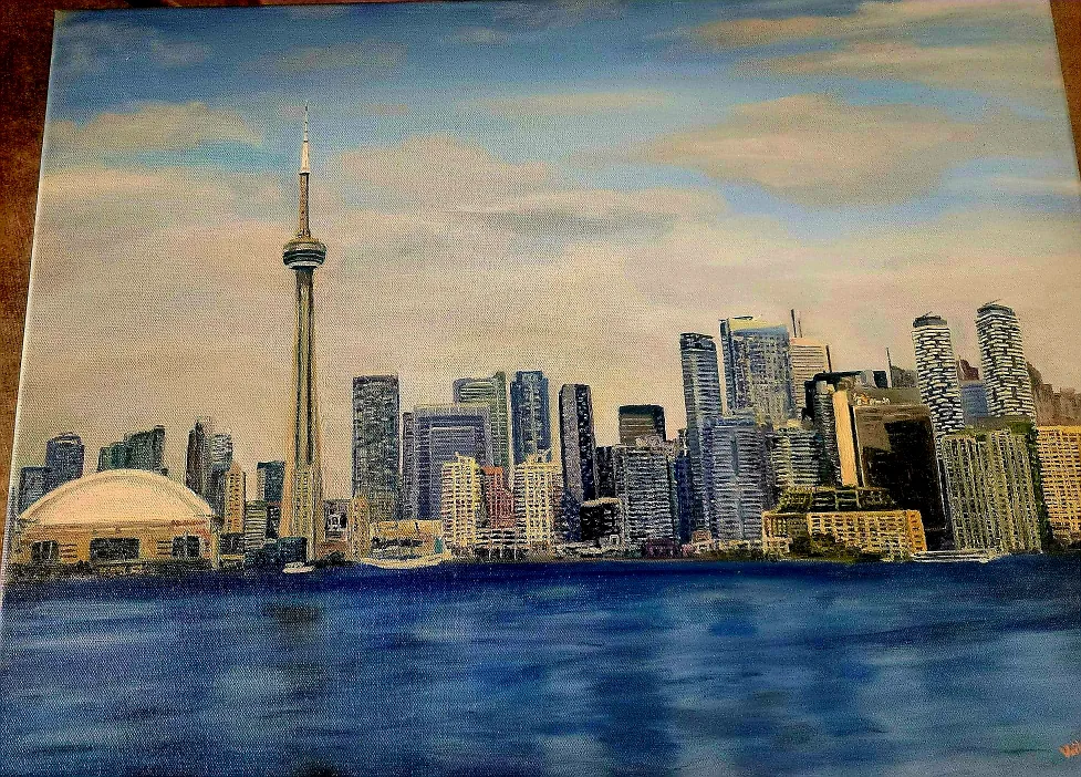 Toronto Skyline Painting thumbnail