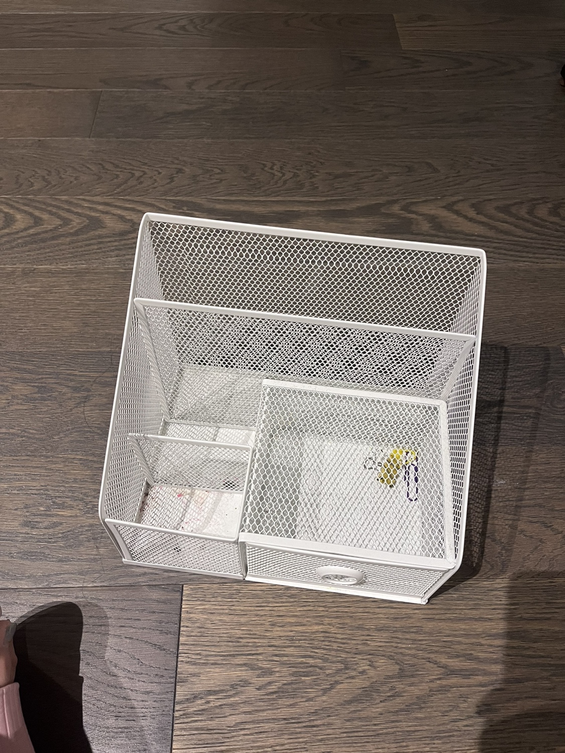 White Desk Organizer