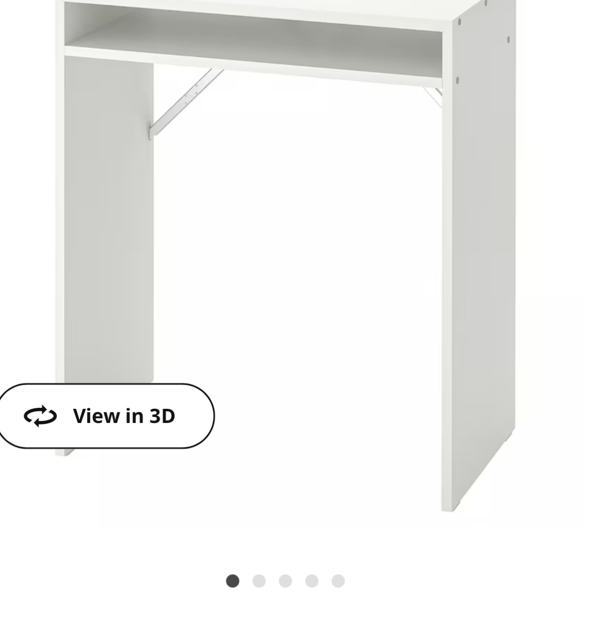 White Desk ikea - photo 3