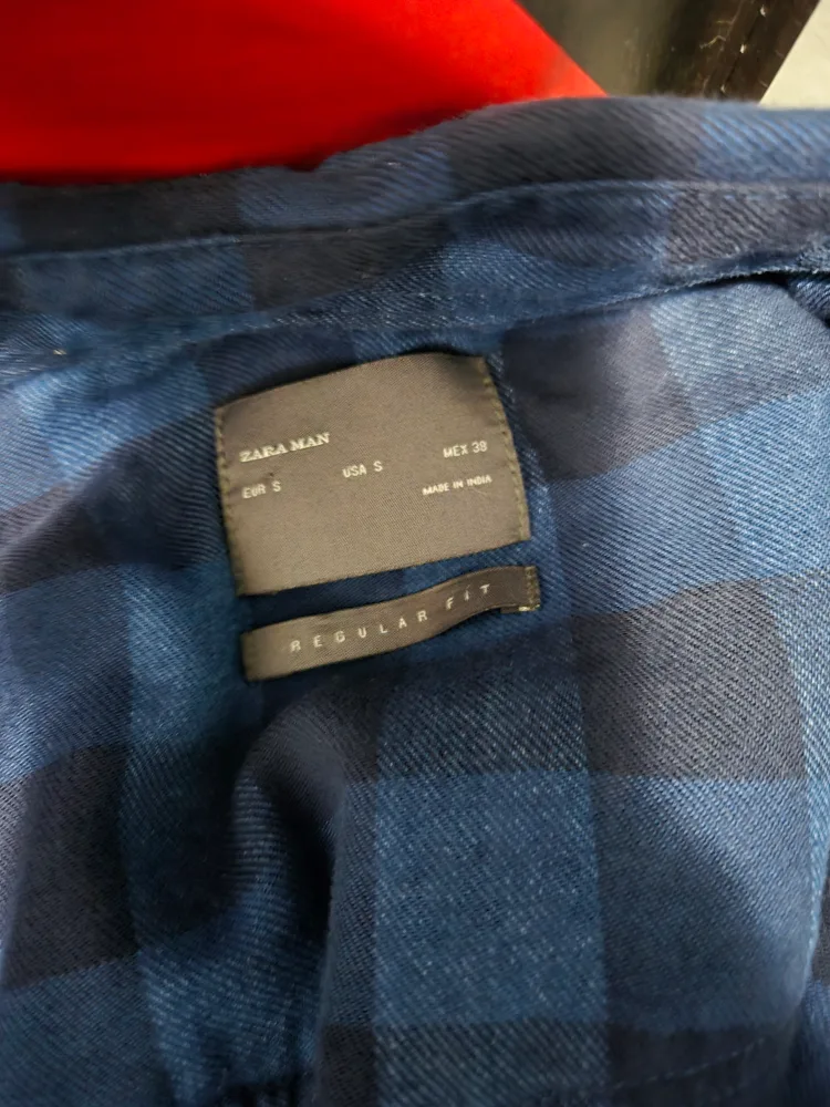 Zara Man Flannel Shirt image indicator(2)