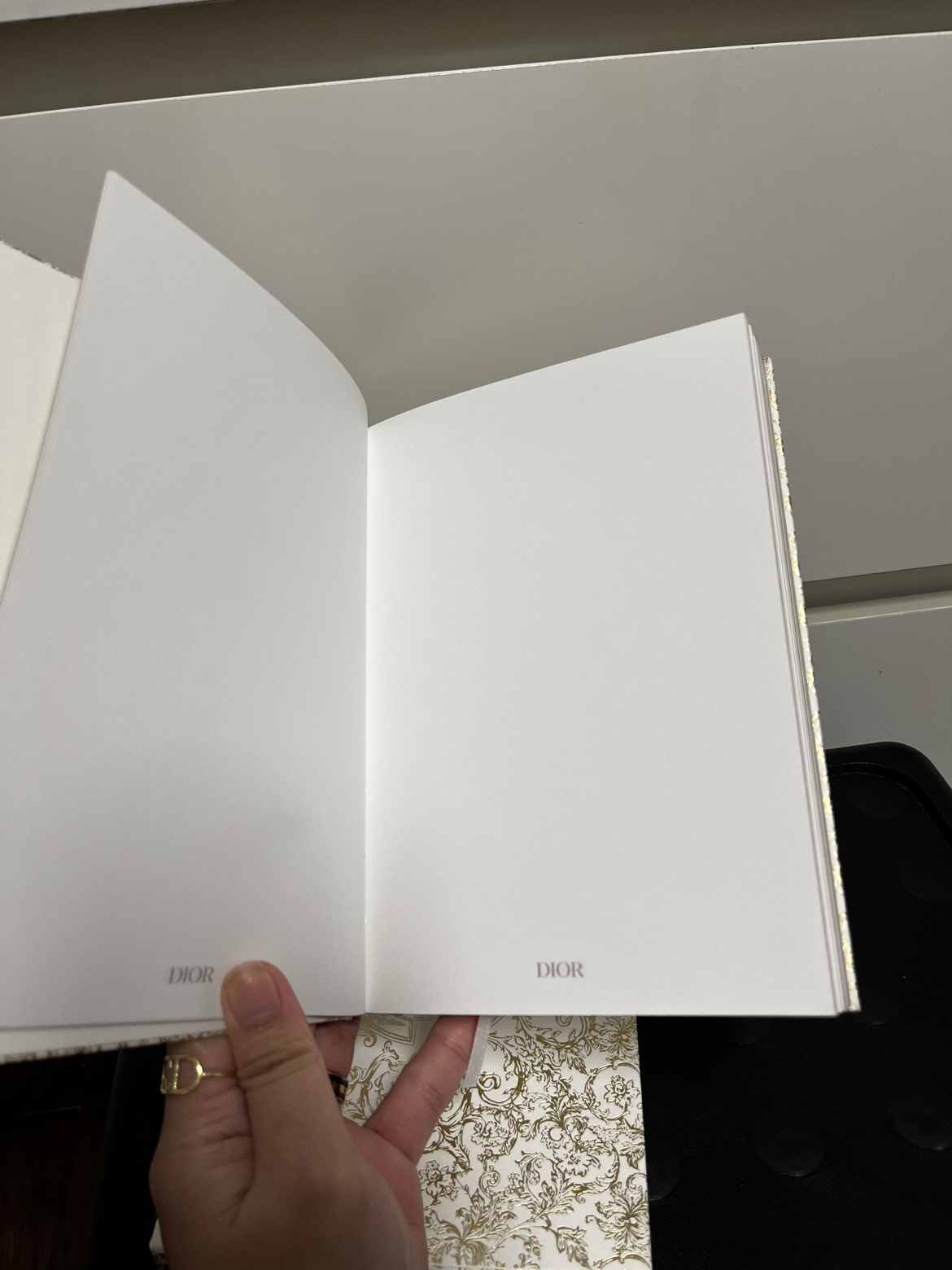 Dior Notebook white and gold - photo 5