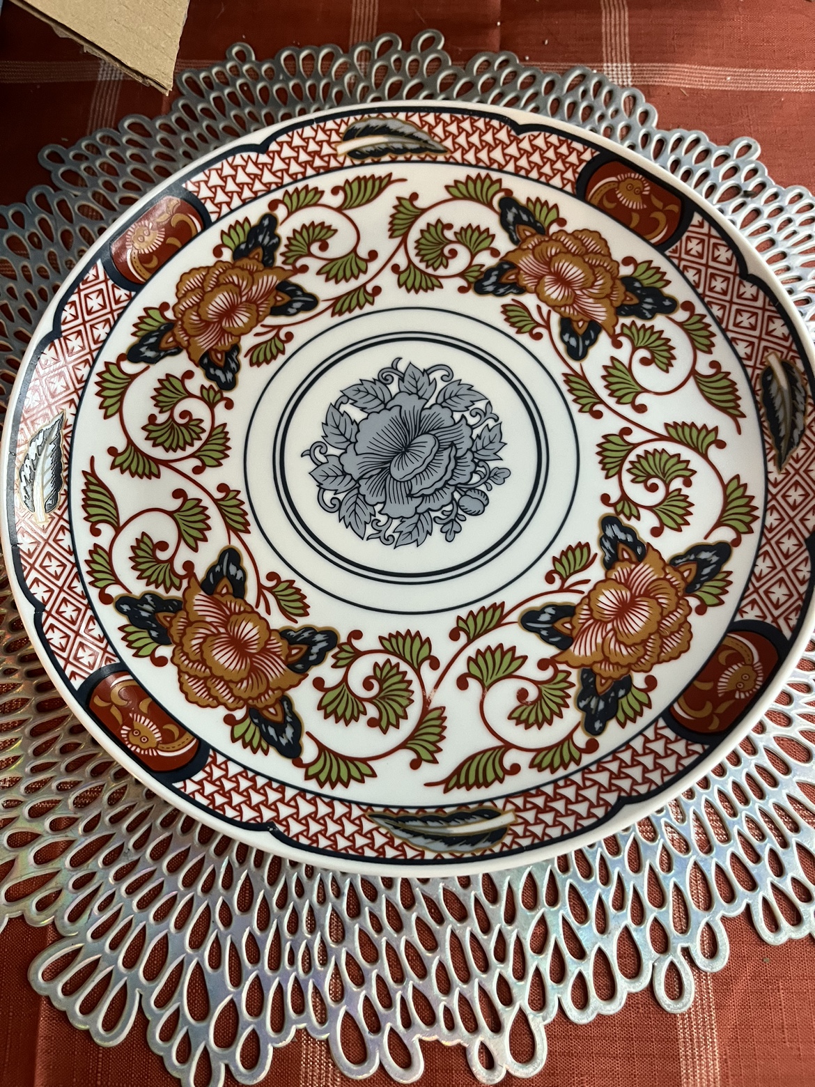 Reproduction of 18th Century Japanese Porcelain Dinner Plate - photo 2
