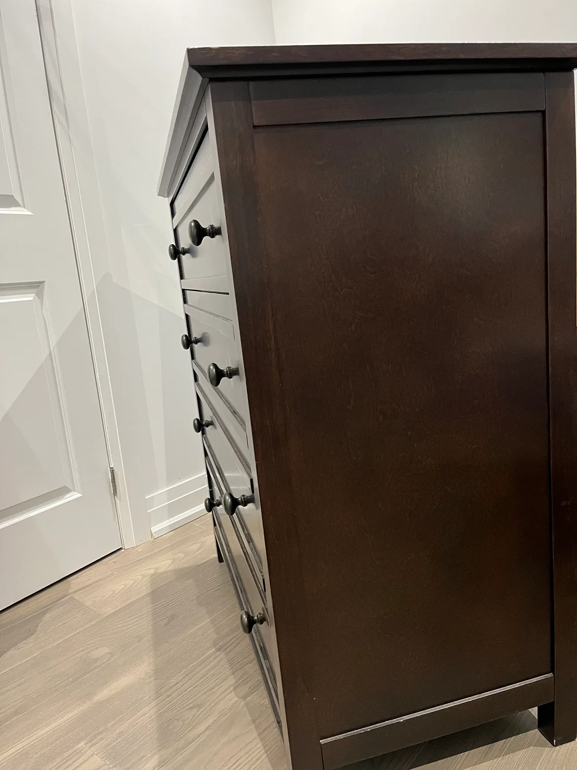 Crate and Barrel - 4-Drawer Dresser - Dark Brown image indicator(3)