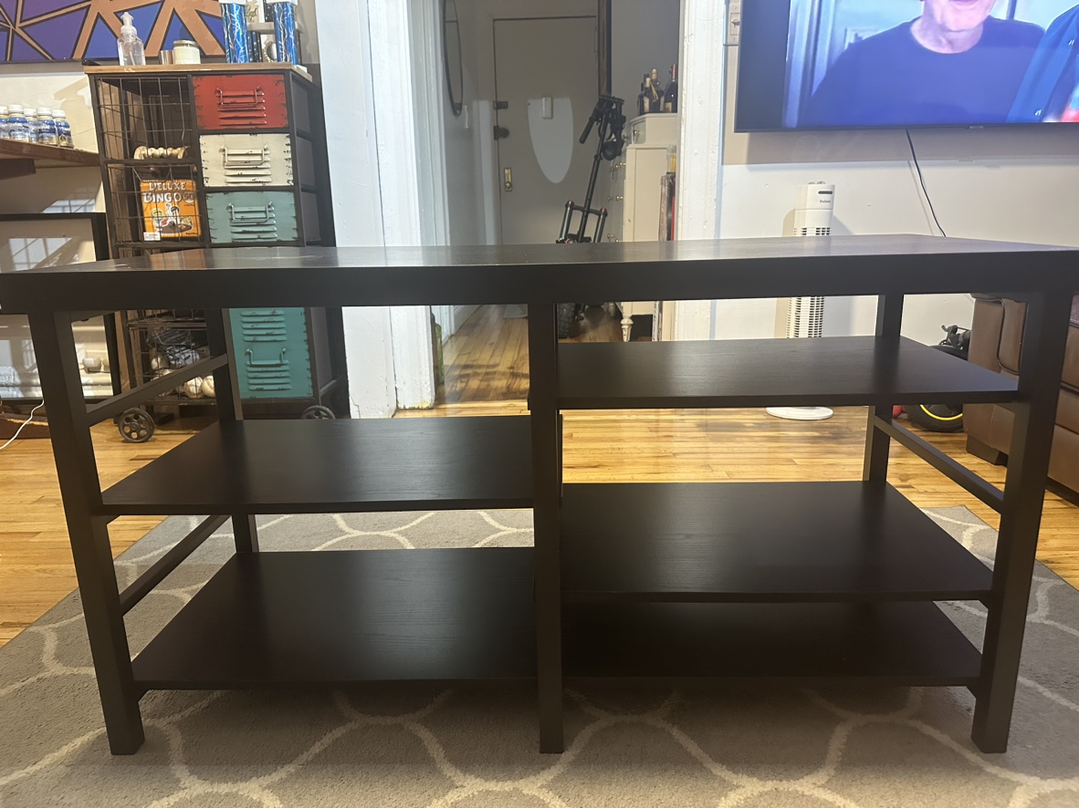 Black TV Stand. - photo 3