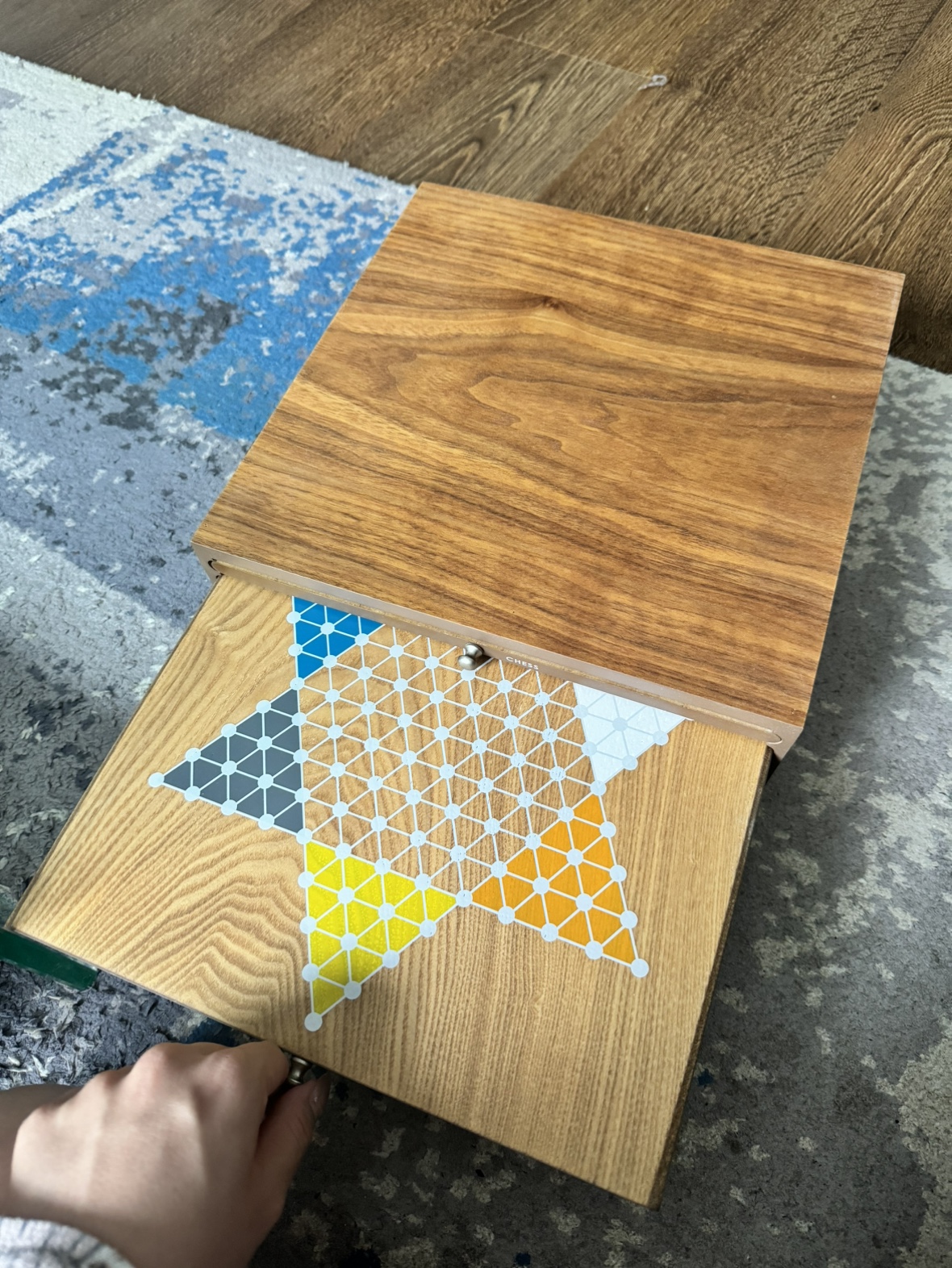 5-in-1 Wooden Game Set - photo 4