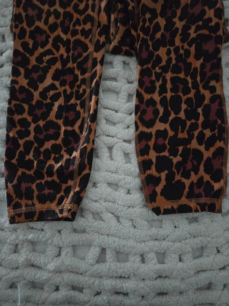 J. Crew Highrise Animal Print Leggings image indicator(3)