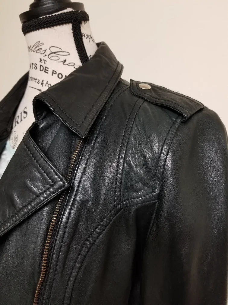 Black Leather Jacket image indicator(3)