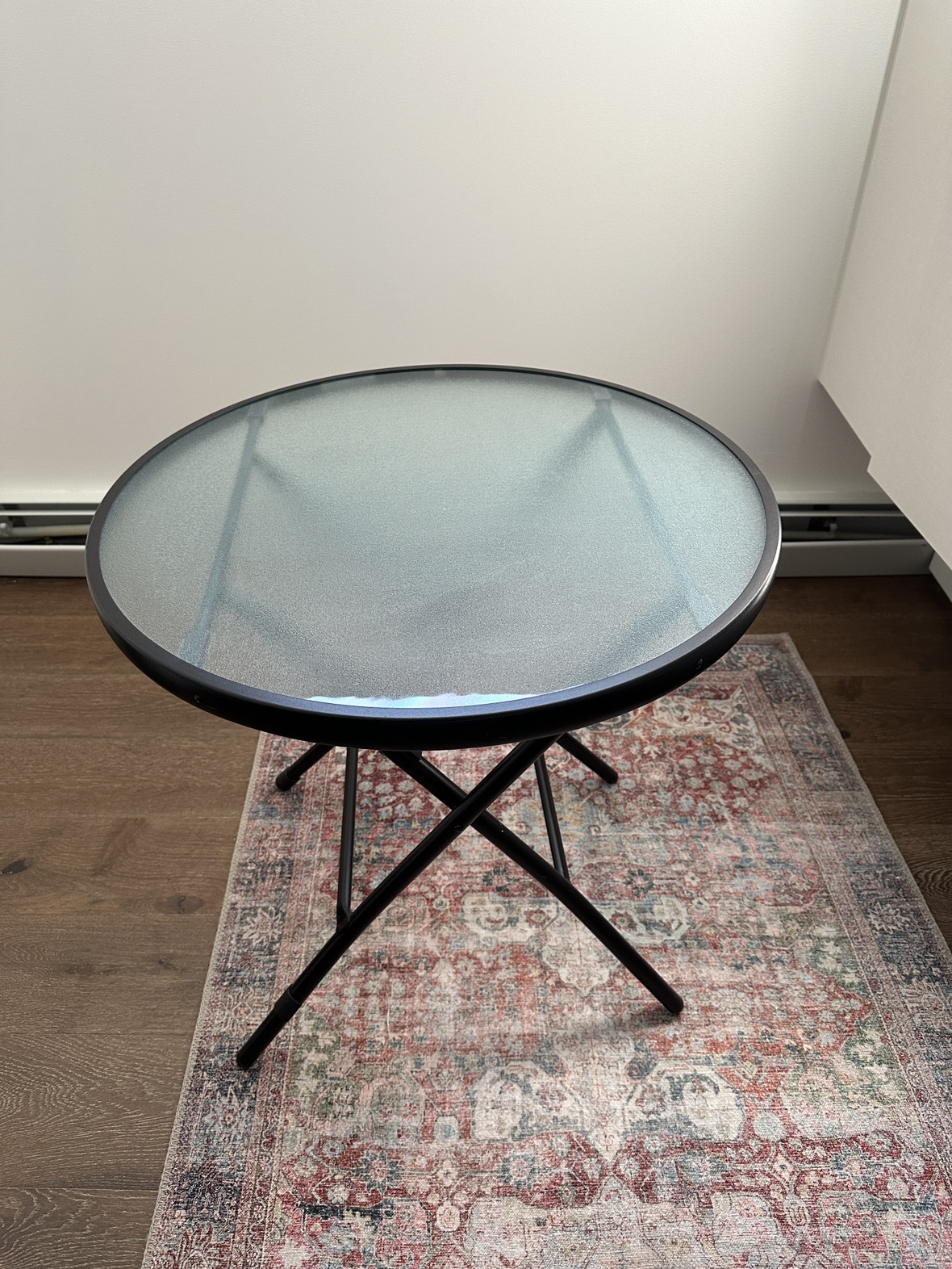 Small Round Folding Table for Patio