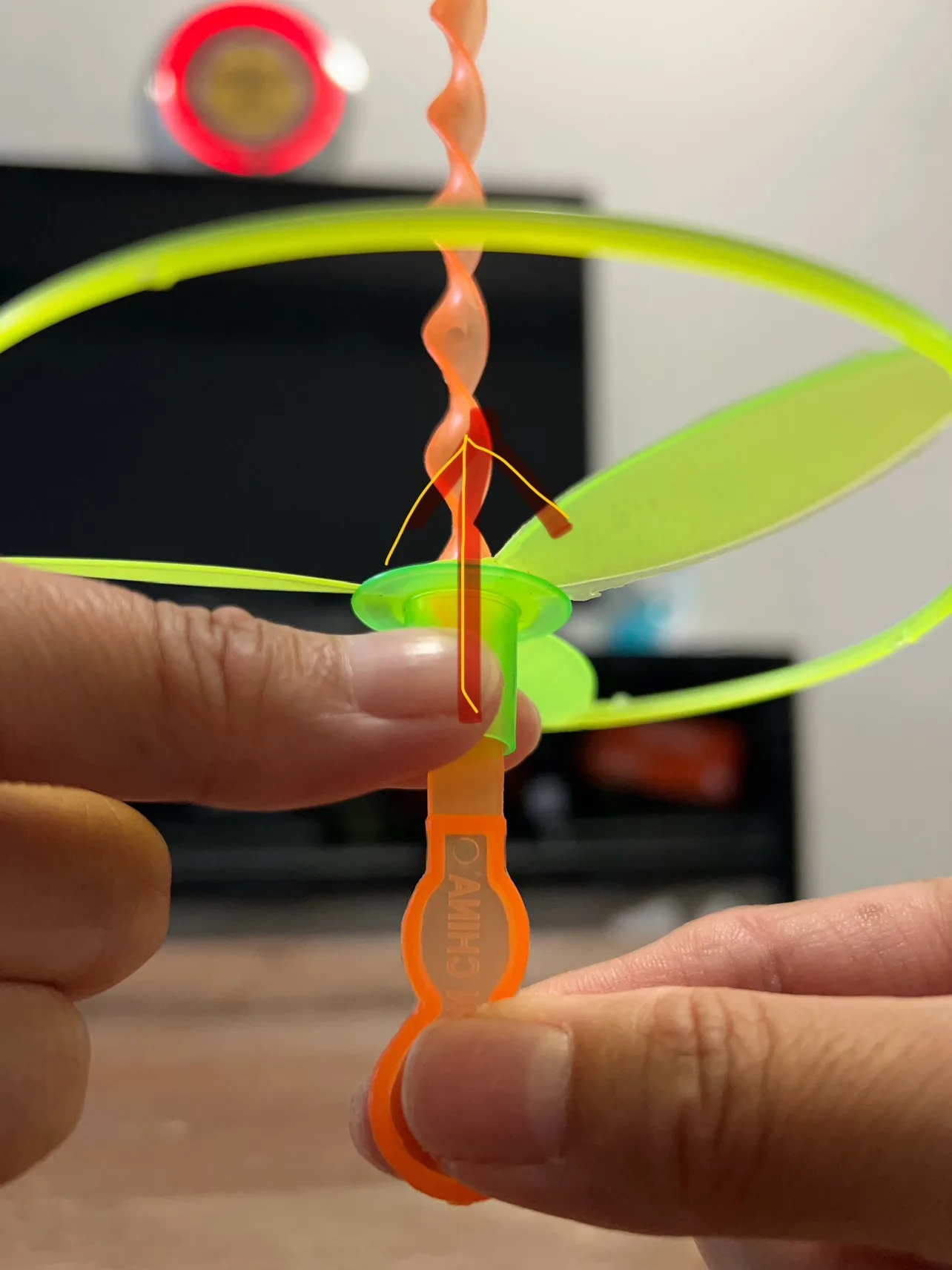 Flying dics /Flying Helicopter Toy image indicator(2)