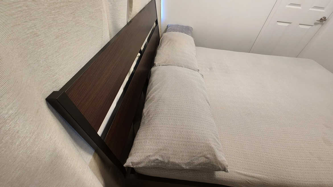 IKEA TRYSIL Queen Bed Frame + Mattress - photo 5