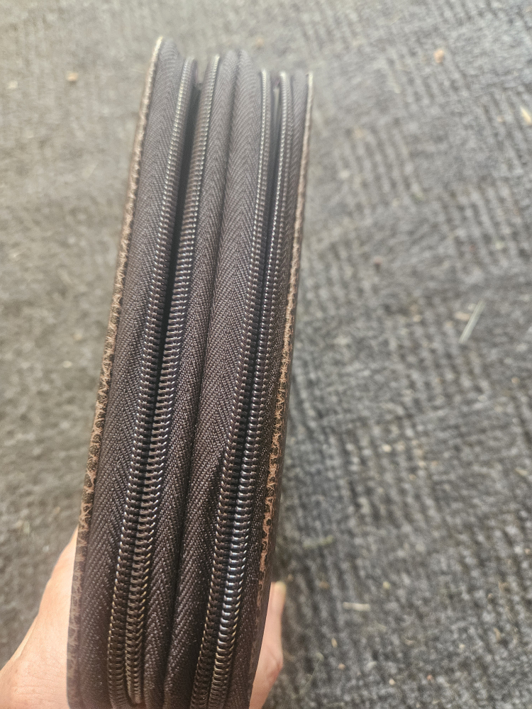 Brown Leather Zip Around Wallet/agenda - photo 2