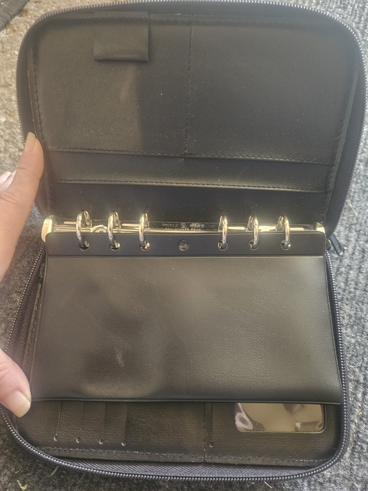 Brown Leather Zip Around Wallet/agenda - photo 4