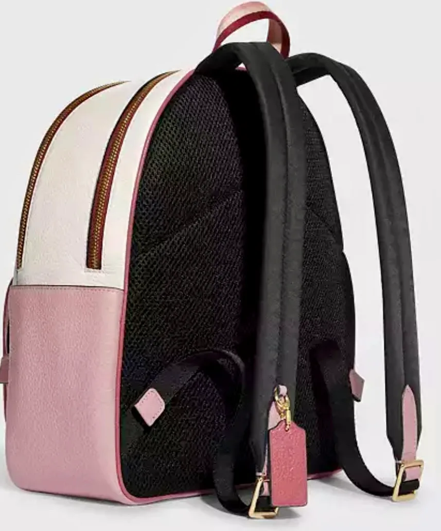 Coach Backpack with Stripe Heart Motif image indicator(5)