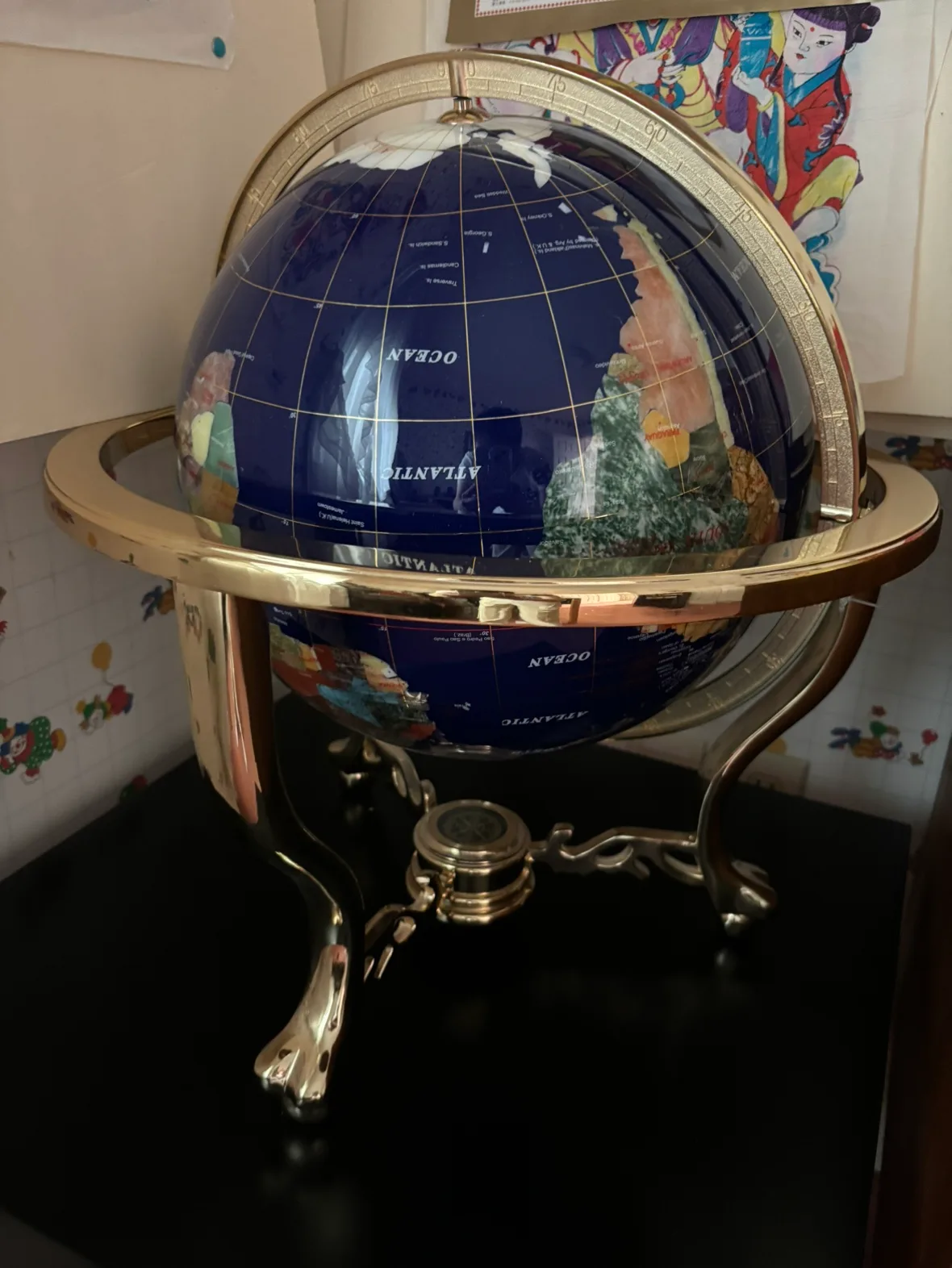 World Globe Spins 360 Excellent Condition! FLASH SALE! thumbnail