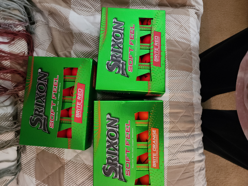 3 Packs of Srixon Golf Balls