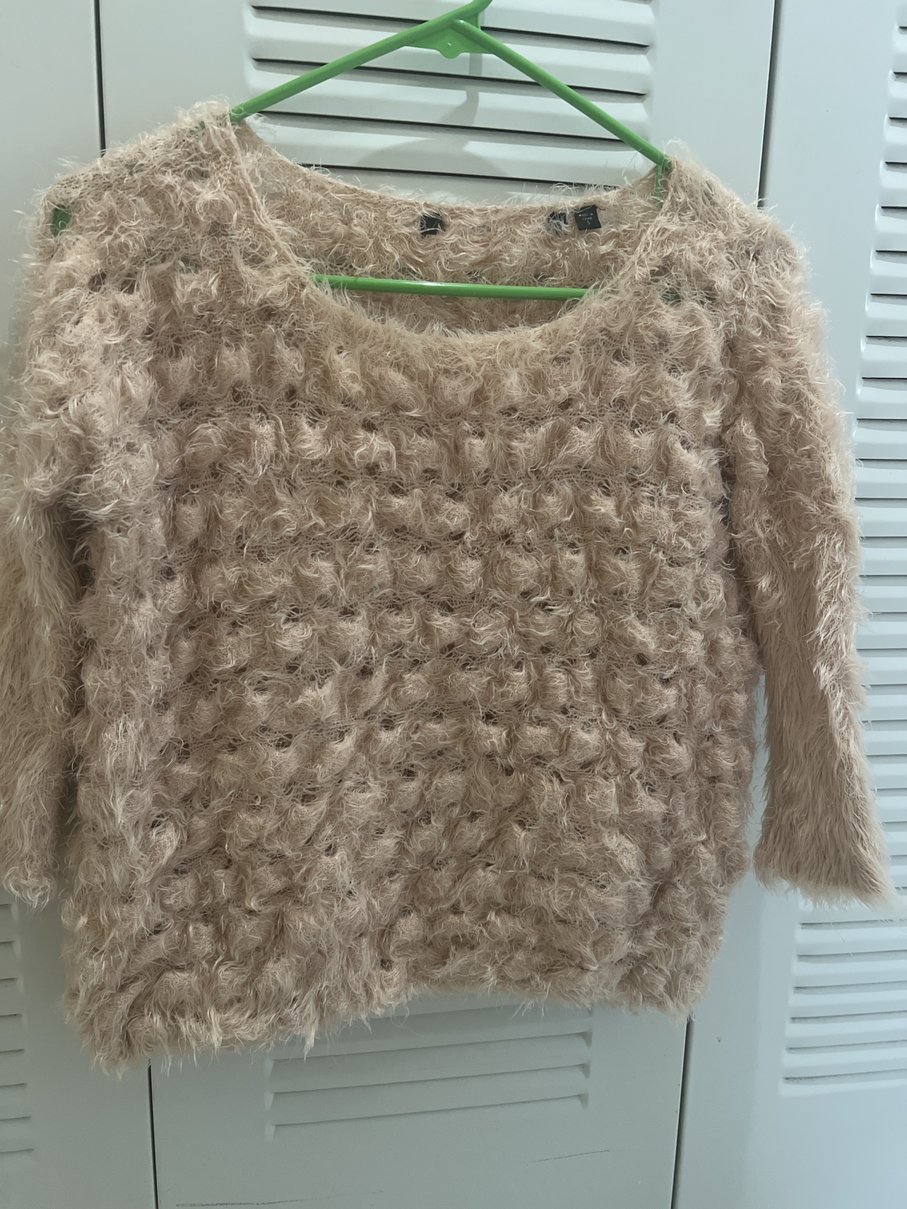 Pink Fuzzy Sweater
