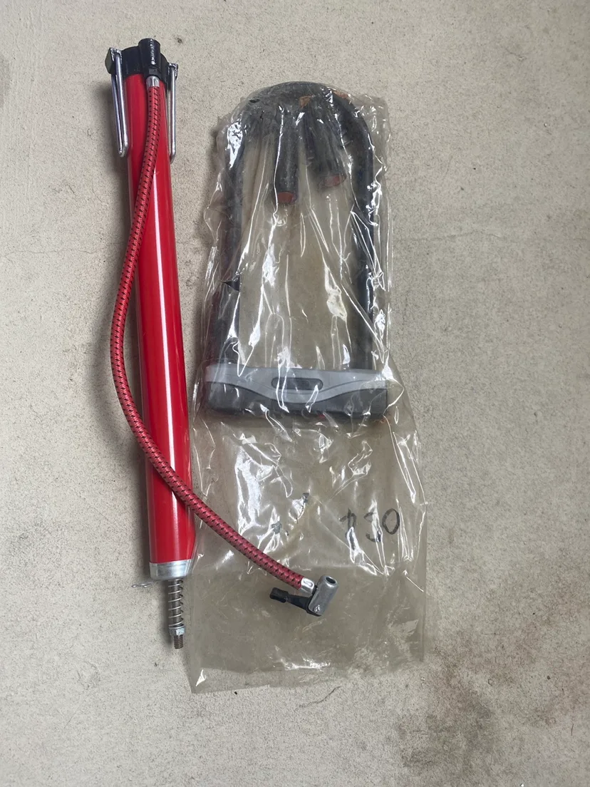 Bike Pump and Lock thumbnail