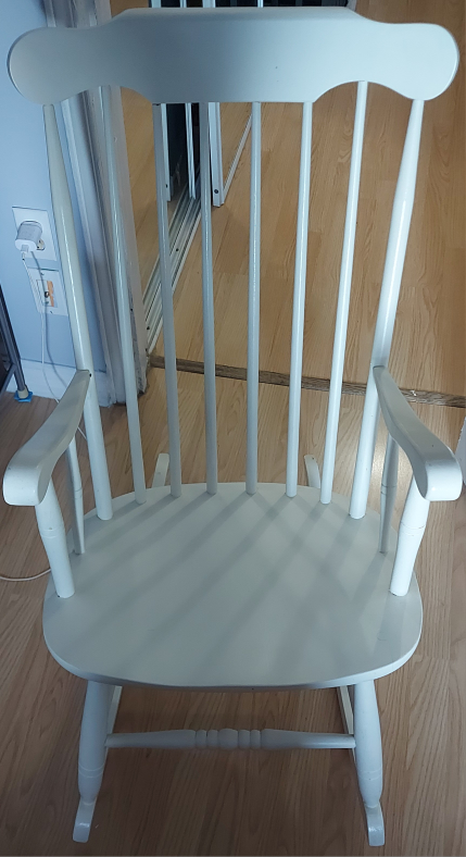 White Rocking Chair