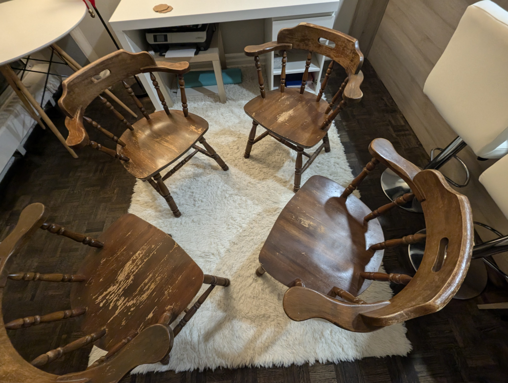2 Wooden Chairs!