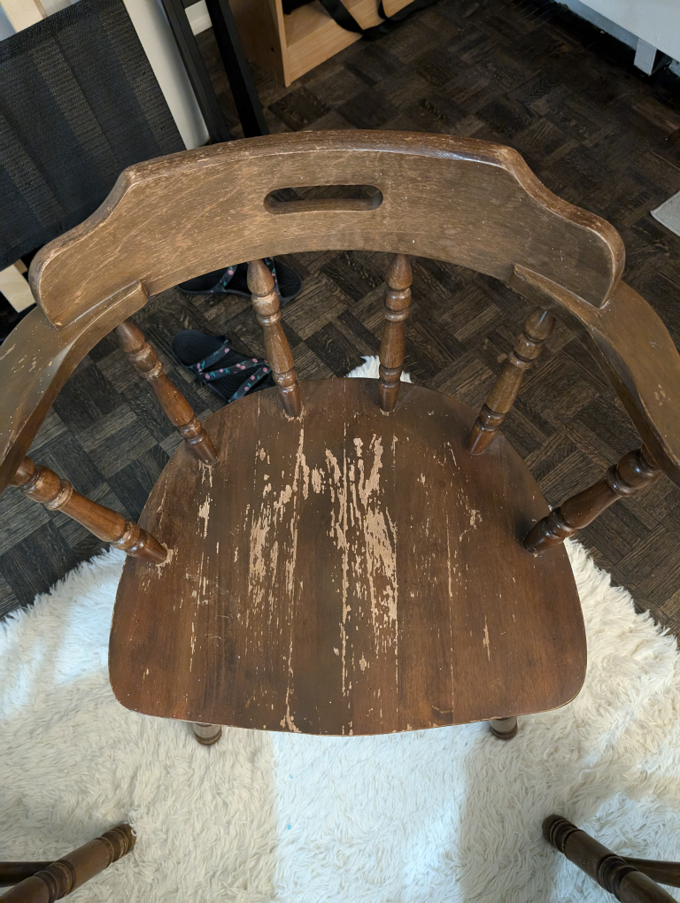 2 Wooden Chairs! - photo 4