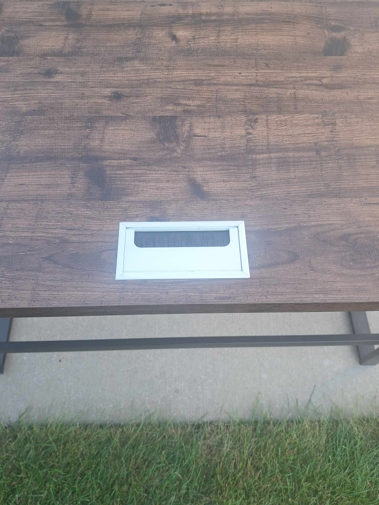 Stylish Modern Wood Desk - photo 3