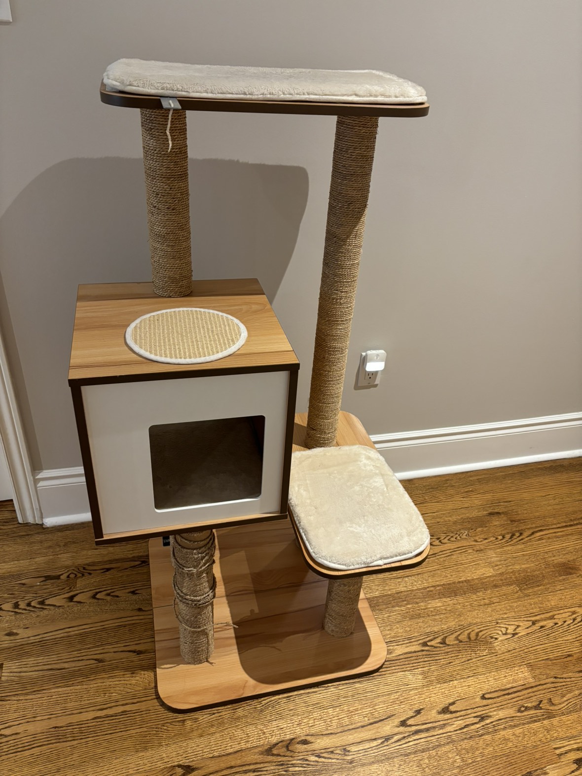 2 cat trees