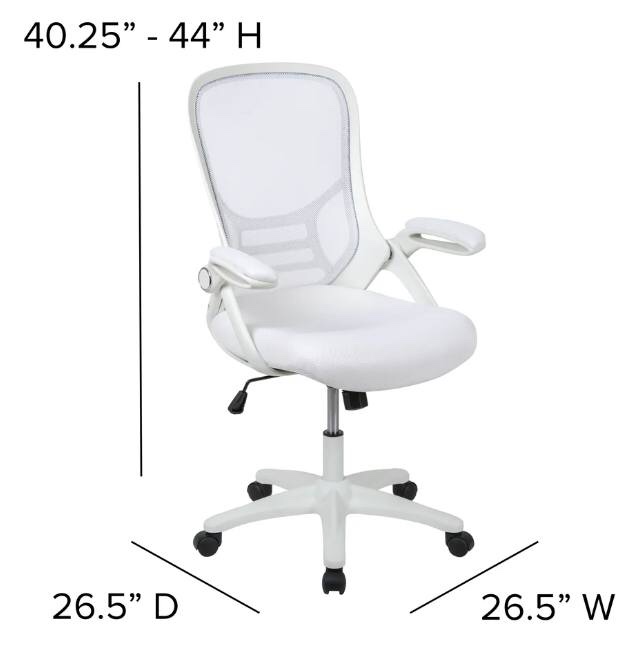 Brand new. In box. White Mesh Office Chair - photo 5