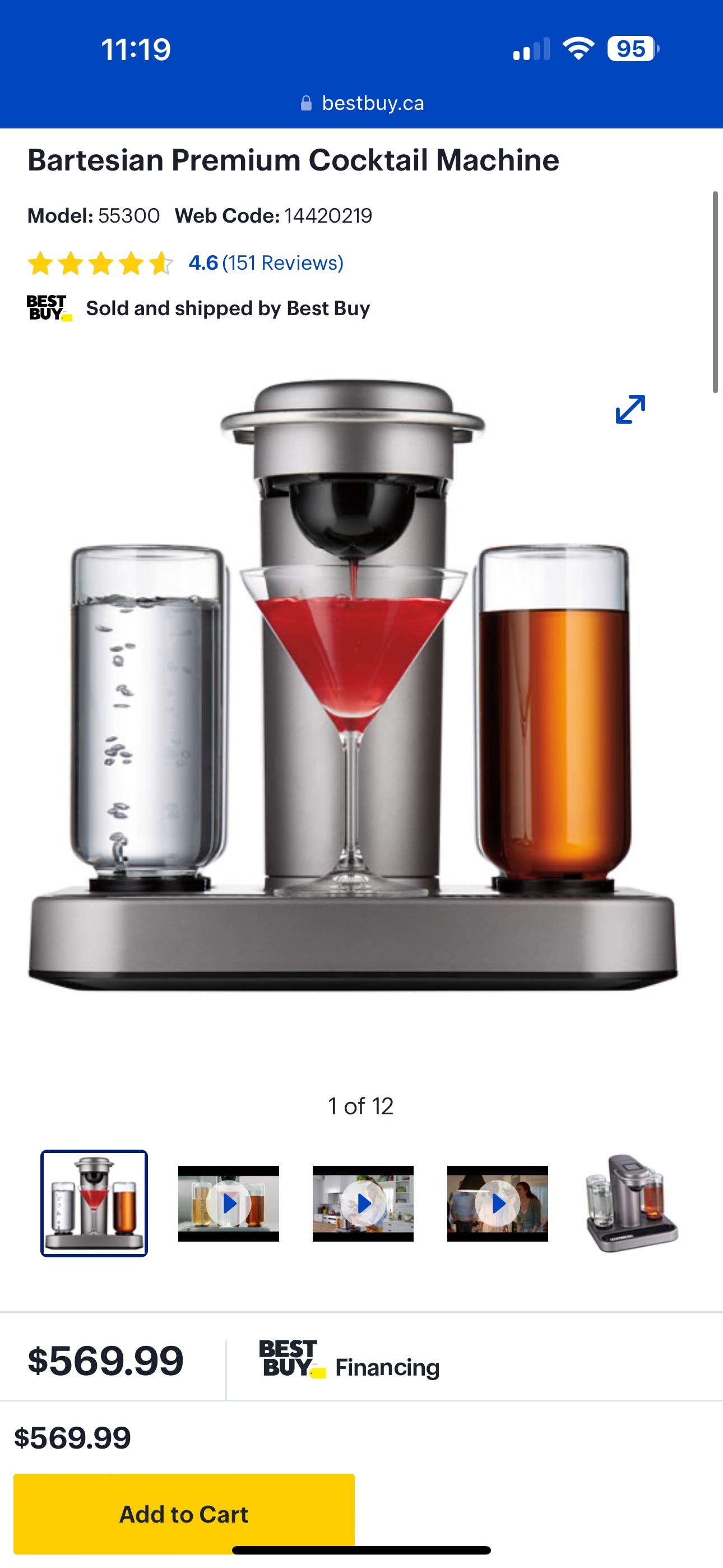 Bartesian Premium Cocktail Machine - photo 2