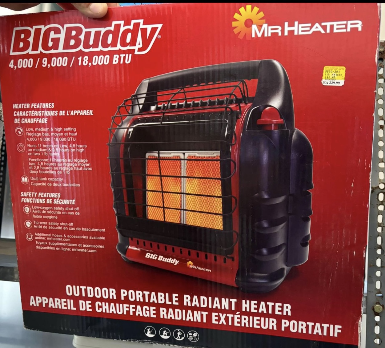 Mr. Heater Big Buddy Portable Radiant Heater