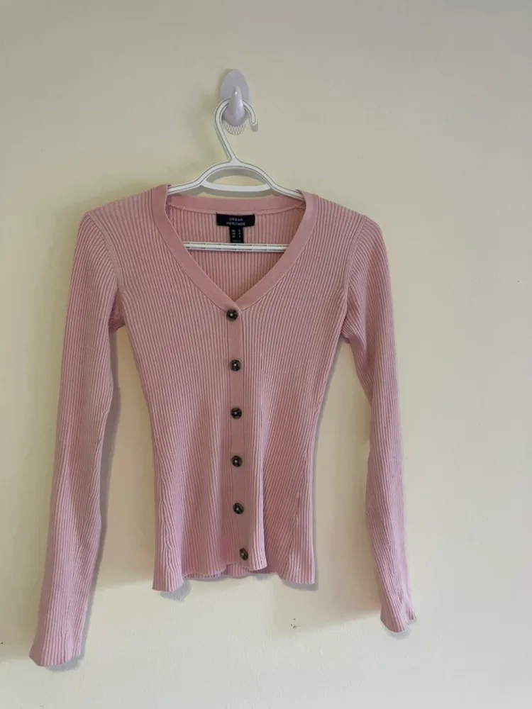 Urban Heritage Pink Cardigan thumbnail