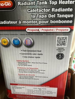 Dyna-Glo Radiant Tank Top Heater - photo 3