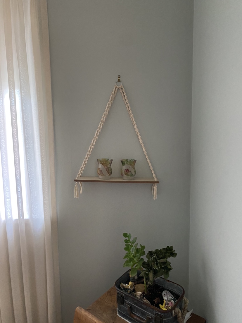 Macrame Hanging Shelf - photo 2