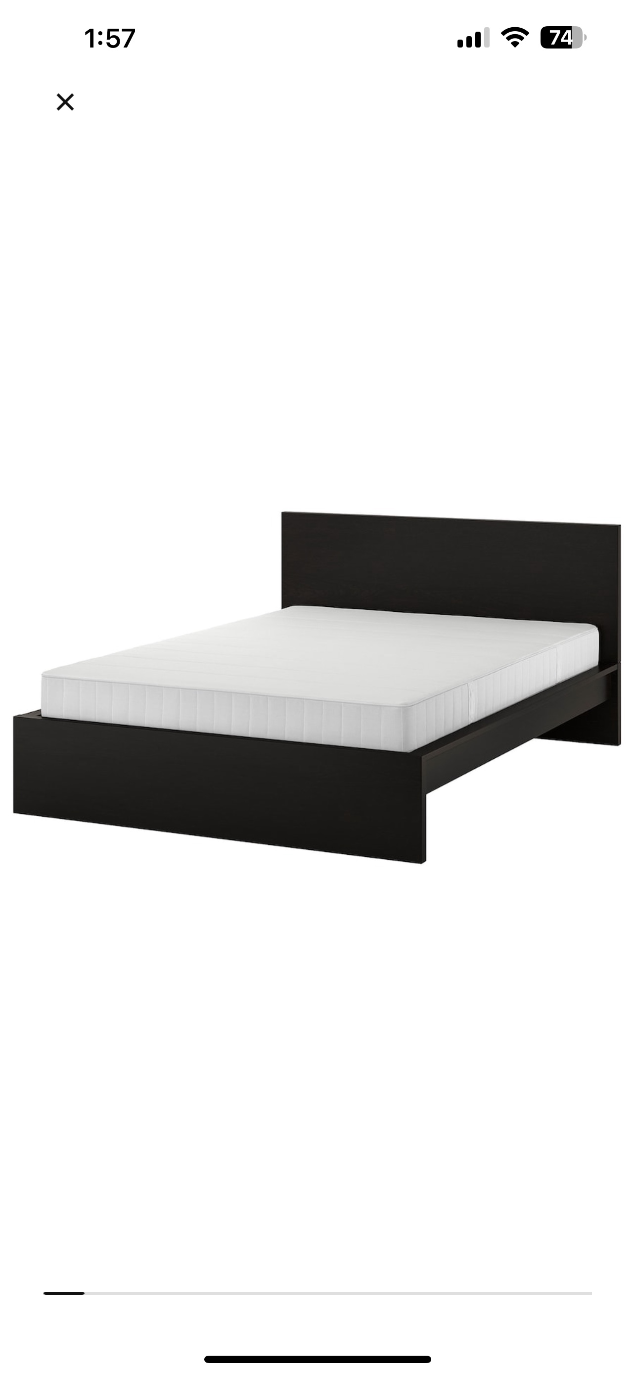 Black Queen Bed Frame