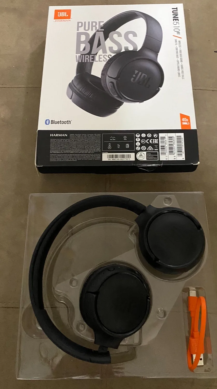 JBL Tune 510BT Wireless Headphones thumbnail