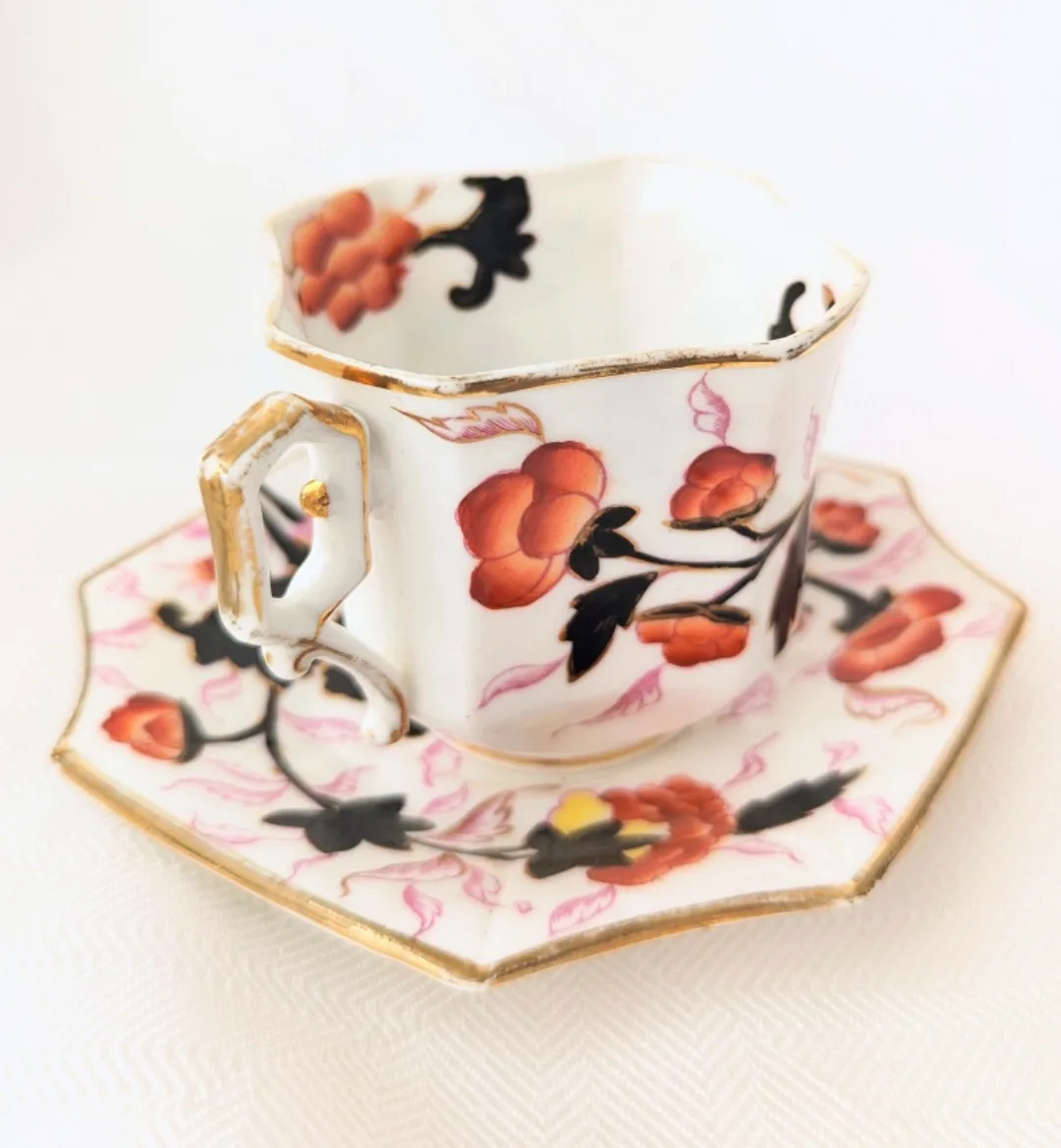 Antique Wileman china teacup and saucer set image indicator(2)