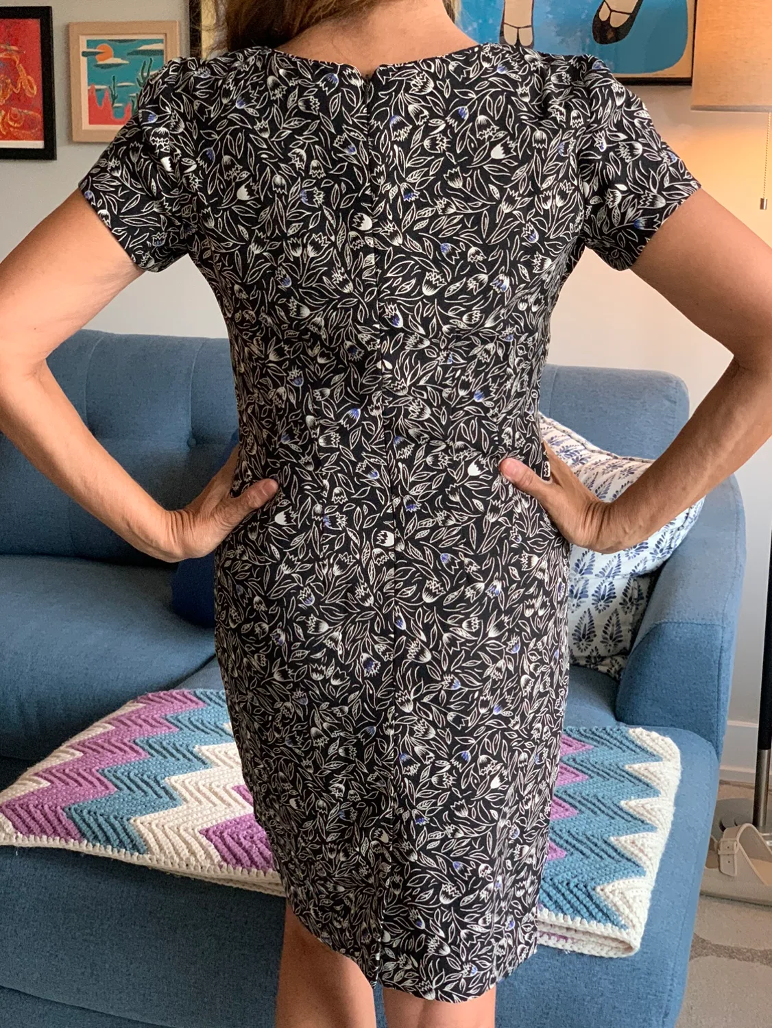 Vintage Liz Claiborne Floral Print Dress image indicator(2)