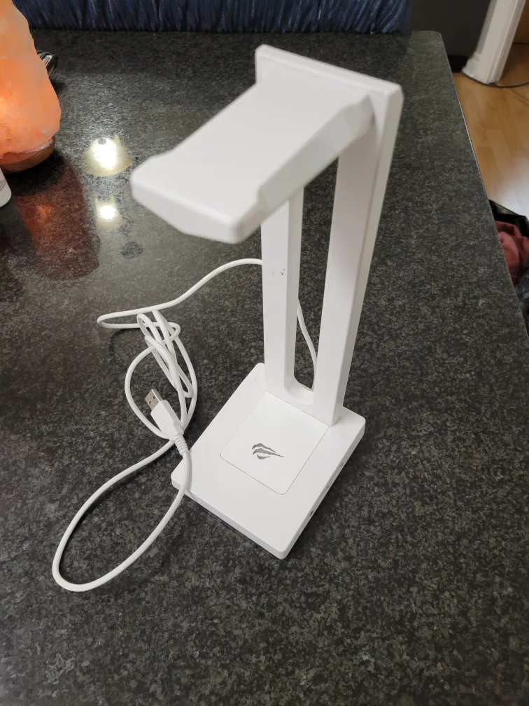 rgb white headset holder thumbnail