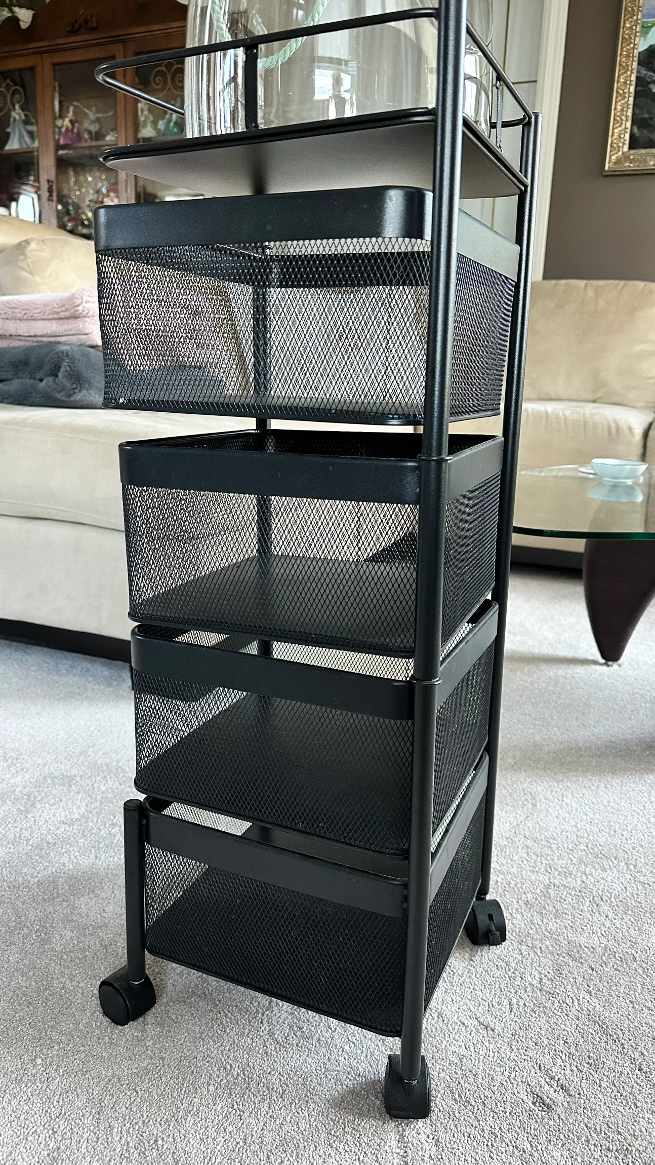 4-Tier Rolling Storage Cart thumbnail
