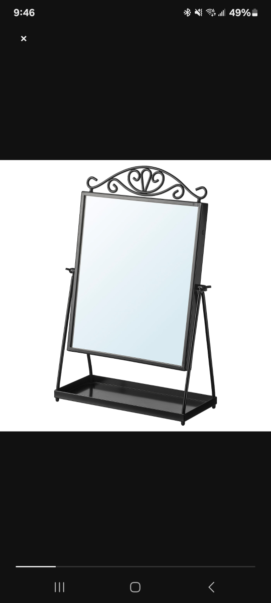 Black Vanity Mirror - photo 2