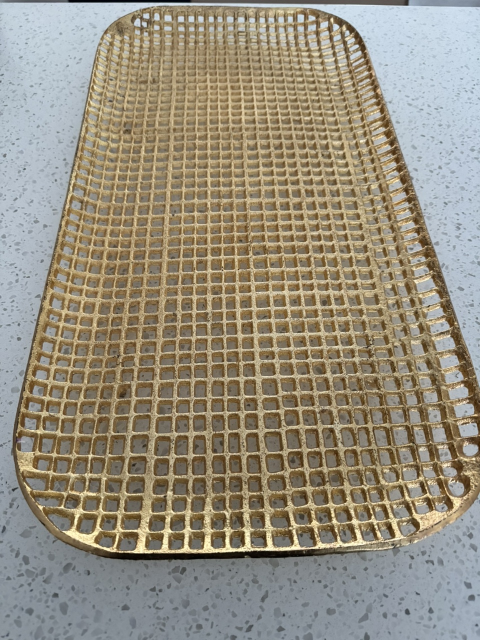 Gold Metal Tray