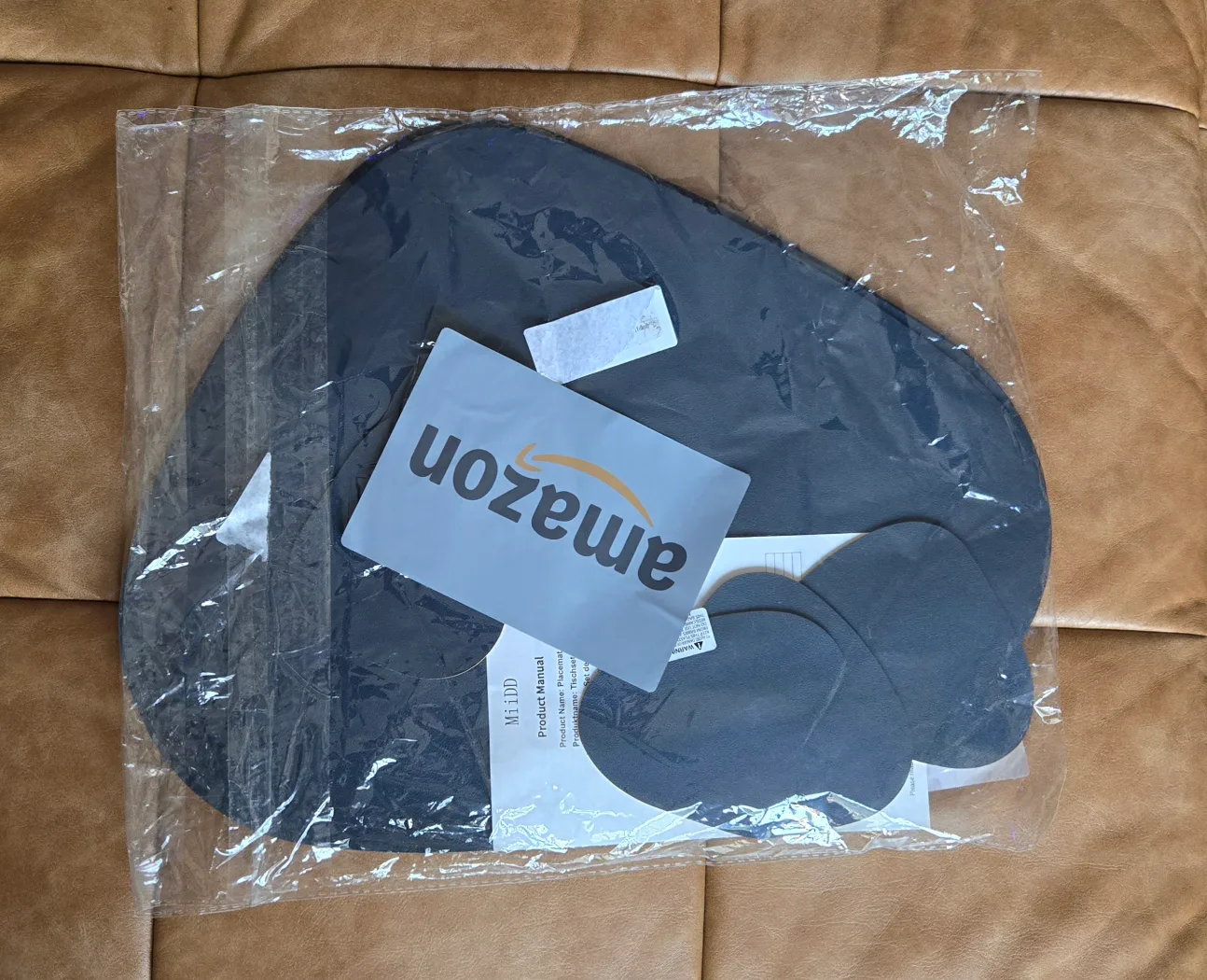 Dual Sided Faux Leather Placemats and Coasters set of 4 image indicator(2)