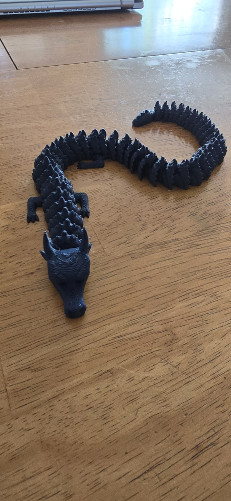 Articulated dragon toy #freecycle