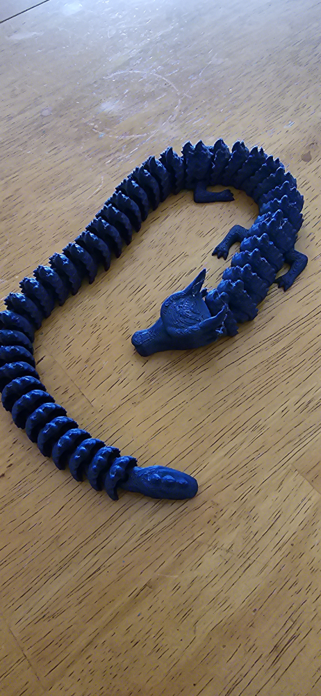 Articulated dragon toy #freecycle - photo 3