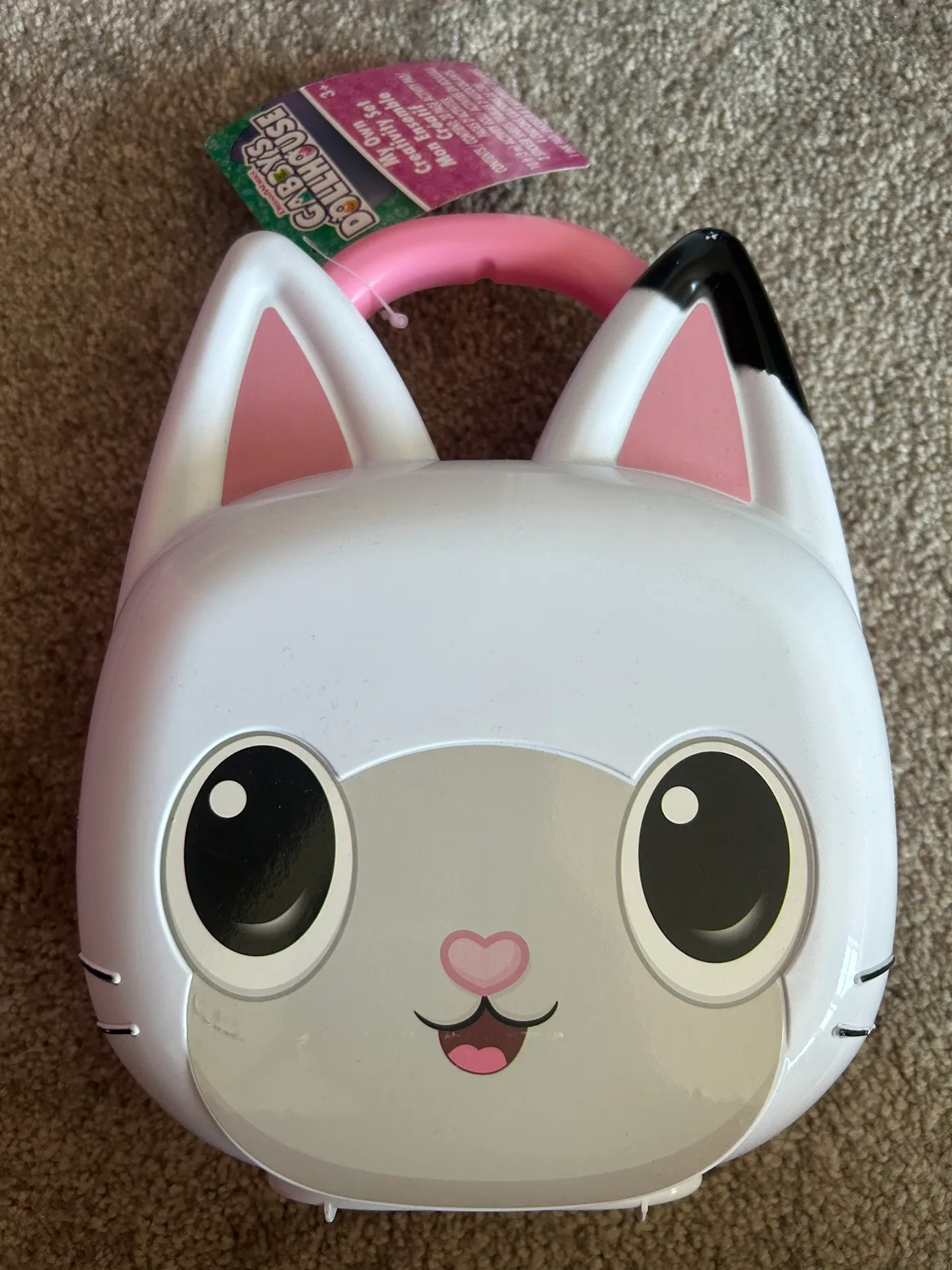 DreamWorks Gabby's Dollhouse Cat-Shaped Carry Case thumbnail