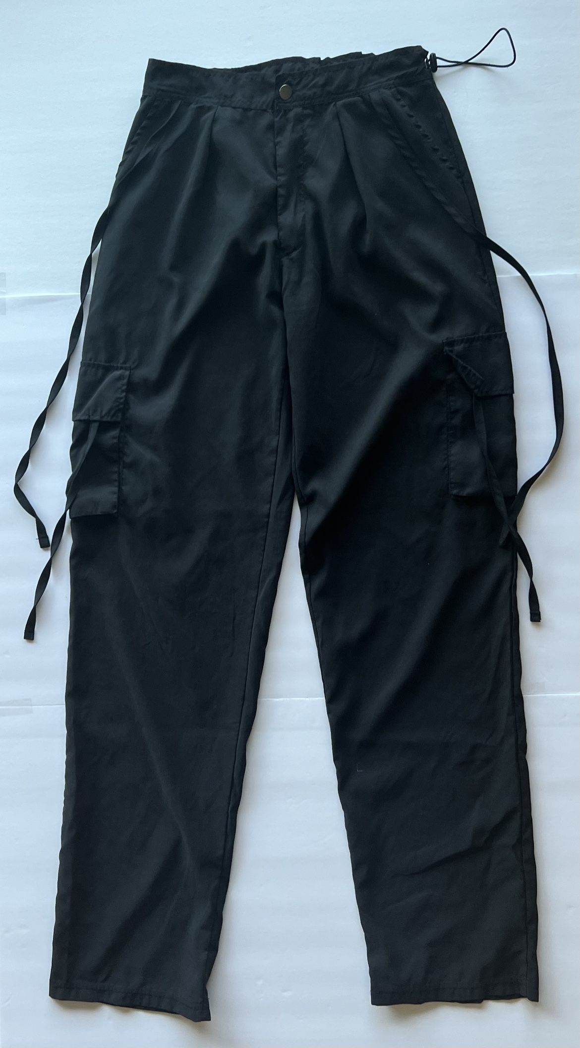 PrettyLittleThing Black Cargo Pants - photo 4