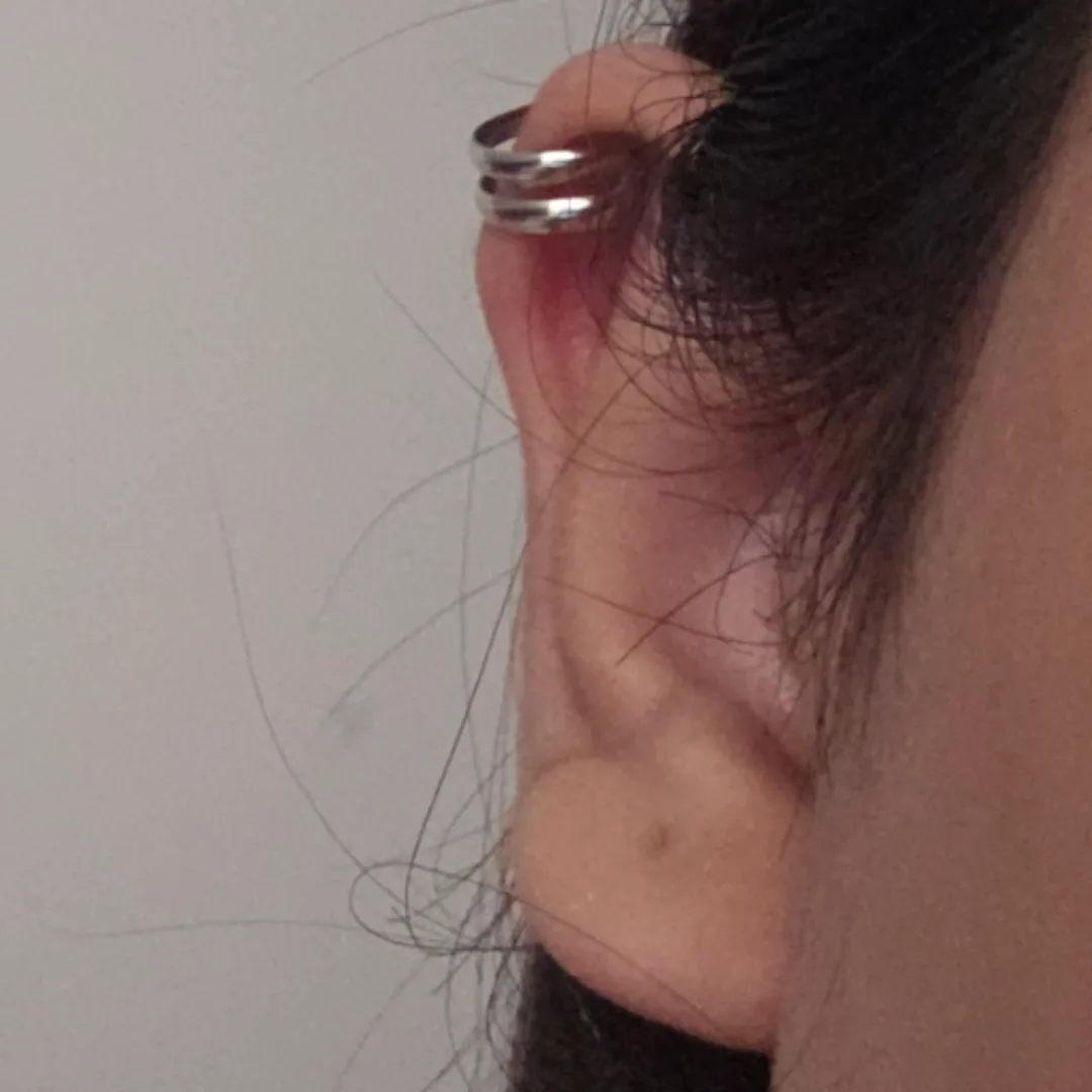 #freecycle Silver Ear Cuff thumbnail
