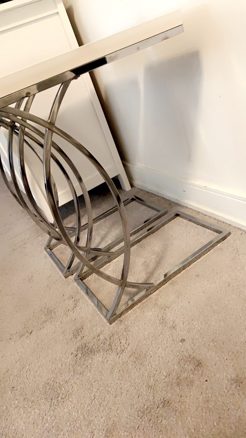 Set of Two White End Tables - photo 3