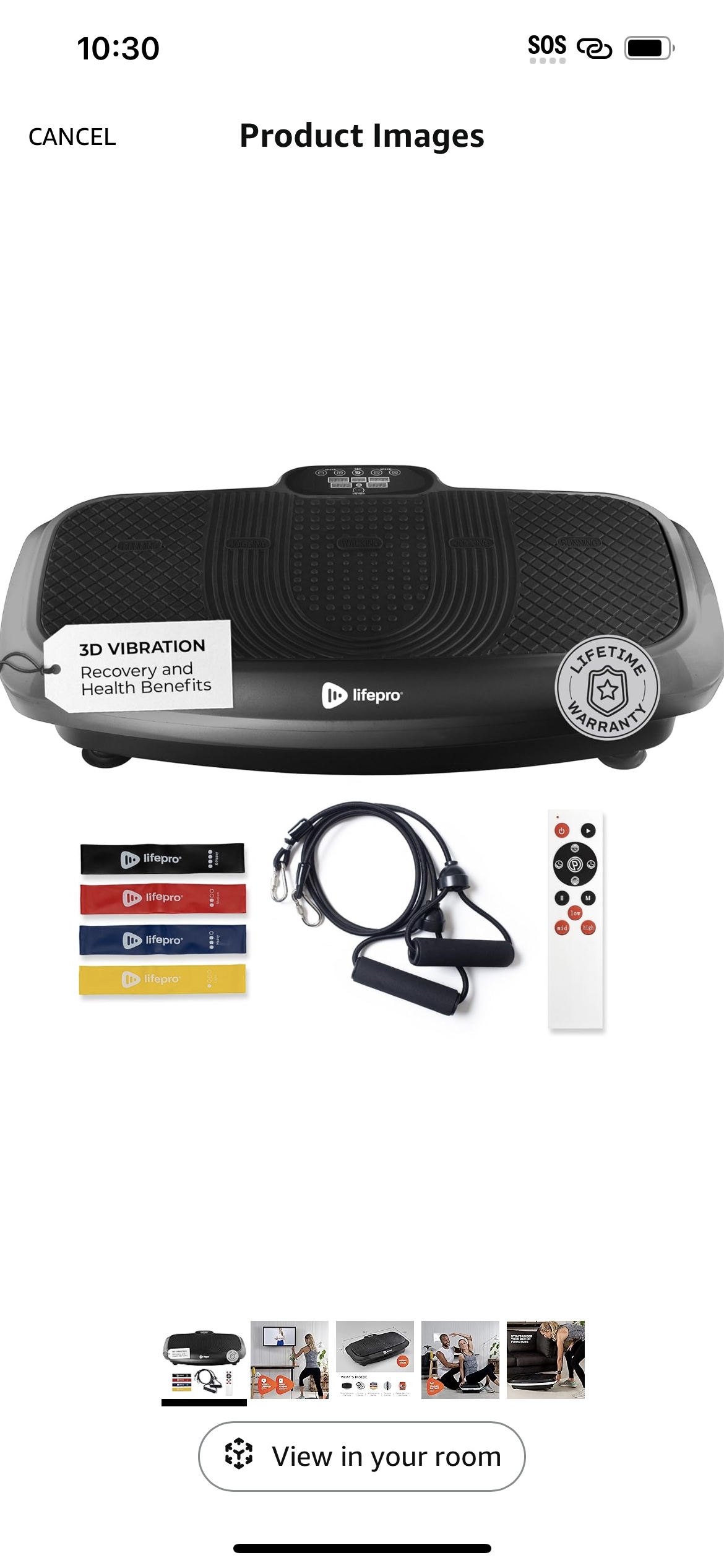 Lifepro Vibration Plate Exercise Machine