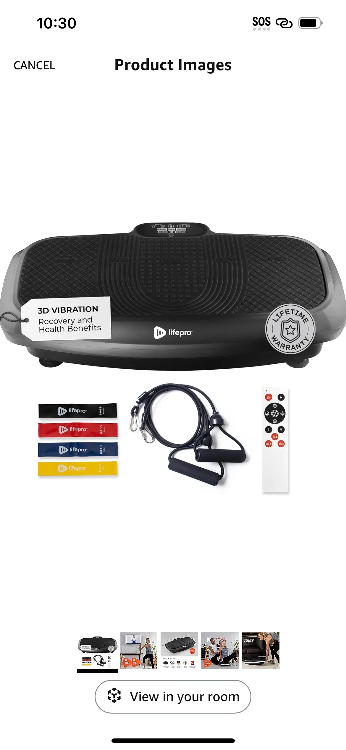 Lifepro Vibration Plate Exercise Machine thumbnail