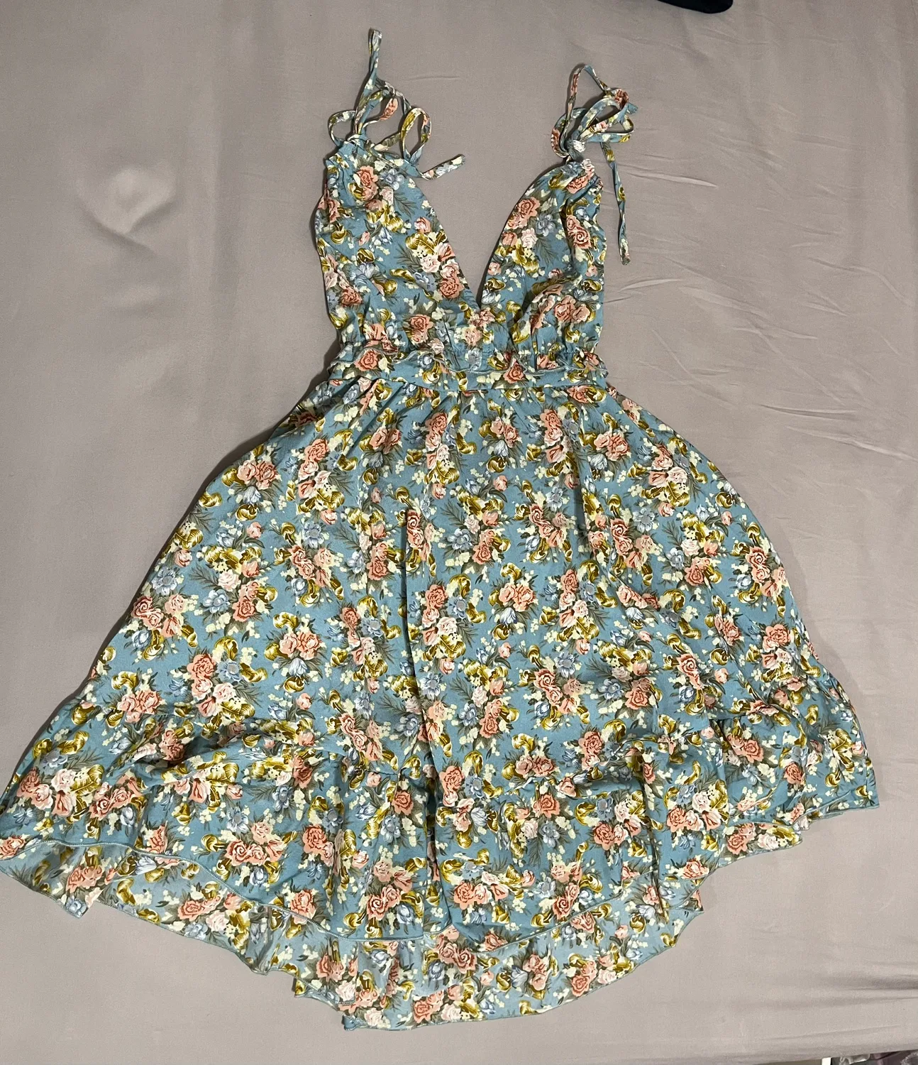 Floral Print Romper image indicator(5)